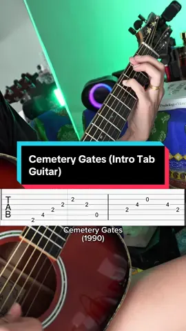 A heavy metal track that opens with a beautifully melodic intro (Intro Tab Guitar)