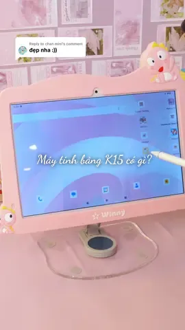 Replying to @chan mini máy tính bảng k15 mới “ra lò” đây nè 😘😘😘 #maytinhbangtreem #maytinhbang #maytinhbangk15 #maytinhbangwinny #maytinhbanghongque #winnyk15 #fos #kidtablet #asmr #unbox #ipaddrawing 
