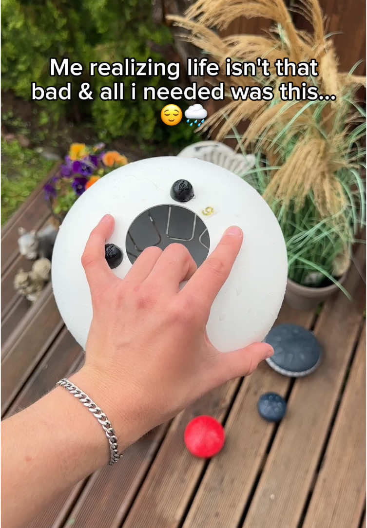 Best therapy 🧘‍♀️#garden #rain #instrument #melody #nature 