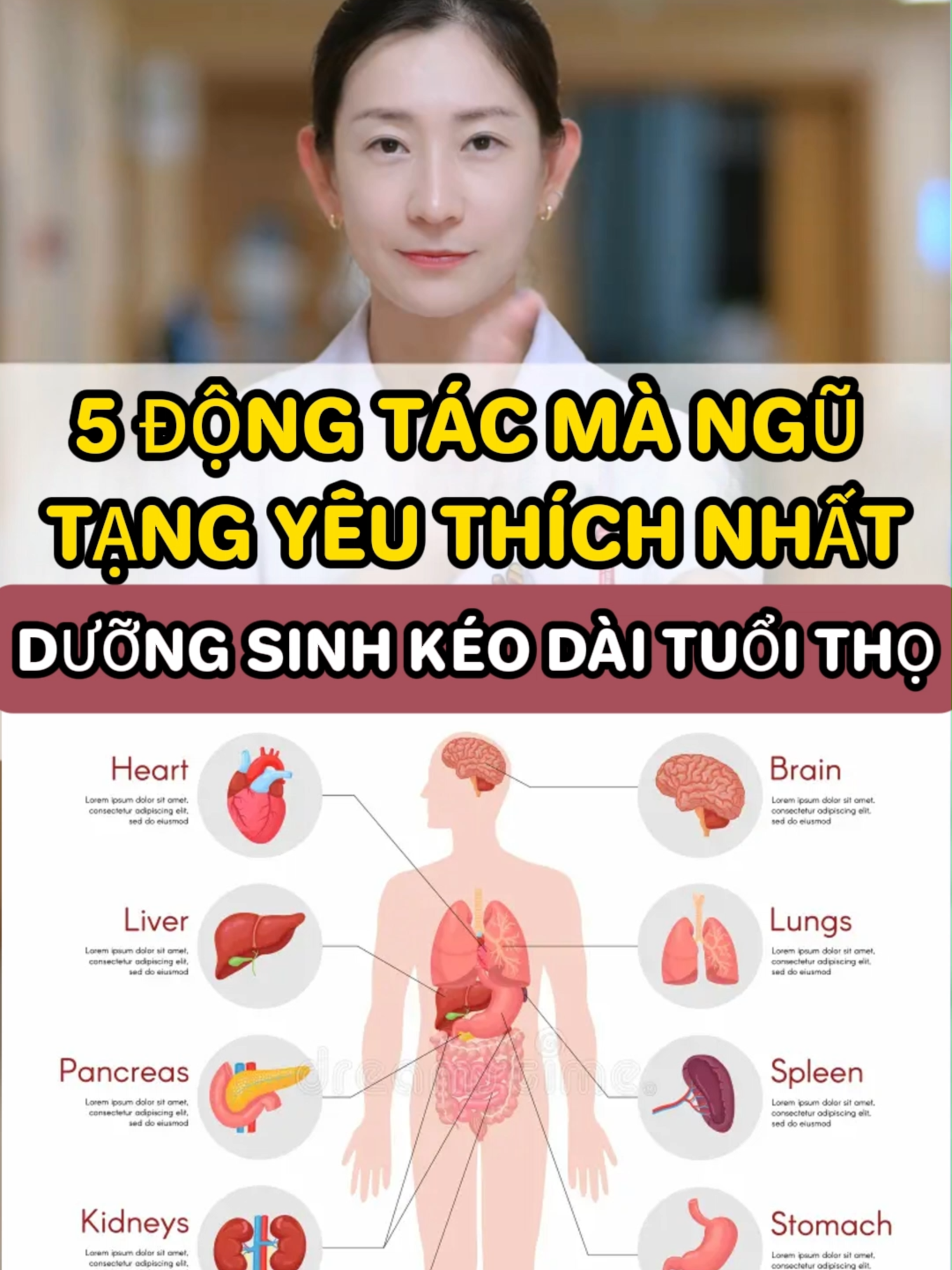 Các động tác yêu thích của ngũ tạng, bạn có biết? #fyp#health#LearnOnTikTok #tiktokmademebuyit #songkhoe247 #Body #Heart #Liver #Kidney #Gan #lungs #spleen