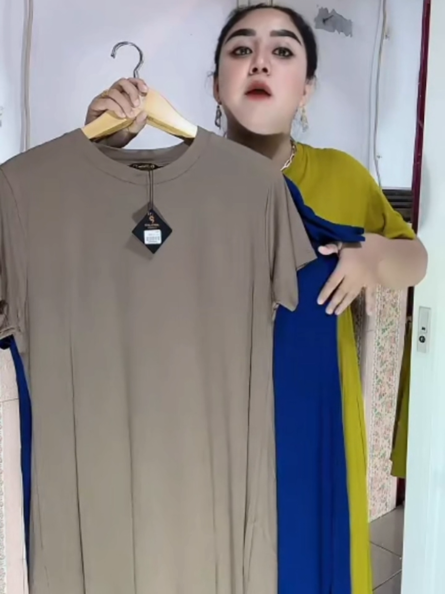 Dress Mola Oversize Dress Wanita Jumbo Polos Daster Kaos Spandek Rayon Murah Midi Dewasa #dressmola #dresskekinian #dresspremium #fyp 