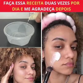#receitasimplesfacil #tiktokangola #pelesaudavel #receitafacialcaseira #skincare #receitafacial
