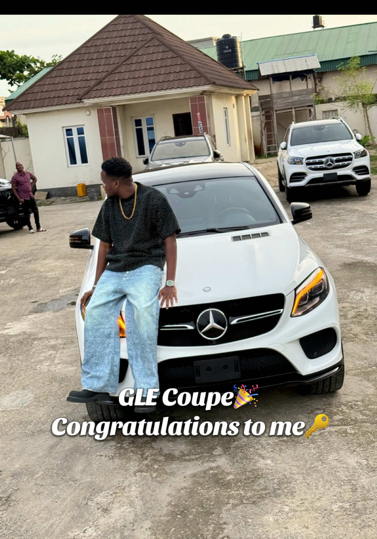 My first benz is a GLE Coupe😌🥶 Congratulations to me🎉🥳 Watch last slide🤯💥🔥📣 #videoviralitiktok #goviral #fyp #mercedesbenz 