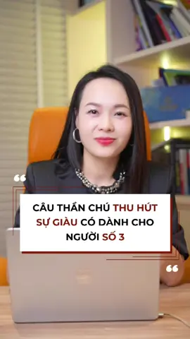 CÂU THẦN CHÚ THU HÚT SỰ GIÀU CÓ DÀNH CHO NGƯỜI SỐ 3 #trương_thị_tú_quyên  #t#t#túquyênlifecoach #coaching  #thần #thầnsốhọc #thầnchú #thu #hút #thuhut #4 #giauco #money #giau #tien #bac #vutru #tôi #trương_thị_tú_quyên #thịnh #thịnhhành #trens #trending #trend #treanding #fyp #foryou #manifestation #manifest #manifesting 5 #giauco #linhhoat #sangtao #tudo #taichinh #3 