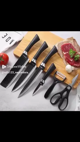 Dê uma olhada em Kit 6 Peças Conjunto de Faca Carne Cutelo Legumes Aço Carbono Descascador Tesoura Profissional por R$15,83 - R$23,75. Compre na Shopee agora! https://s.shopee.com.br/1VnK1jUp3w #shopee #acheinashopee #cozinha #churrasco #churrascoemcasa 