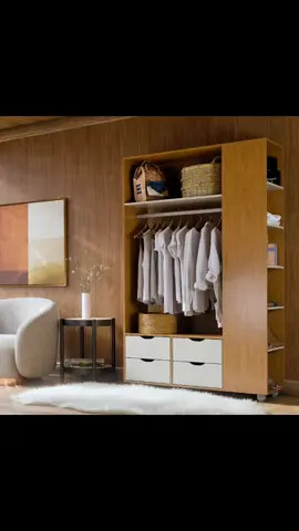Guarda Roupa Smart Closet Com 4 Portas Cabideiro E Prateleiras por R$326,91 - R$329,90. #guardaroupa #guardaroupasmart #minicloset  https://s.shopee.com.br/8KdeATvd9p