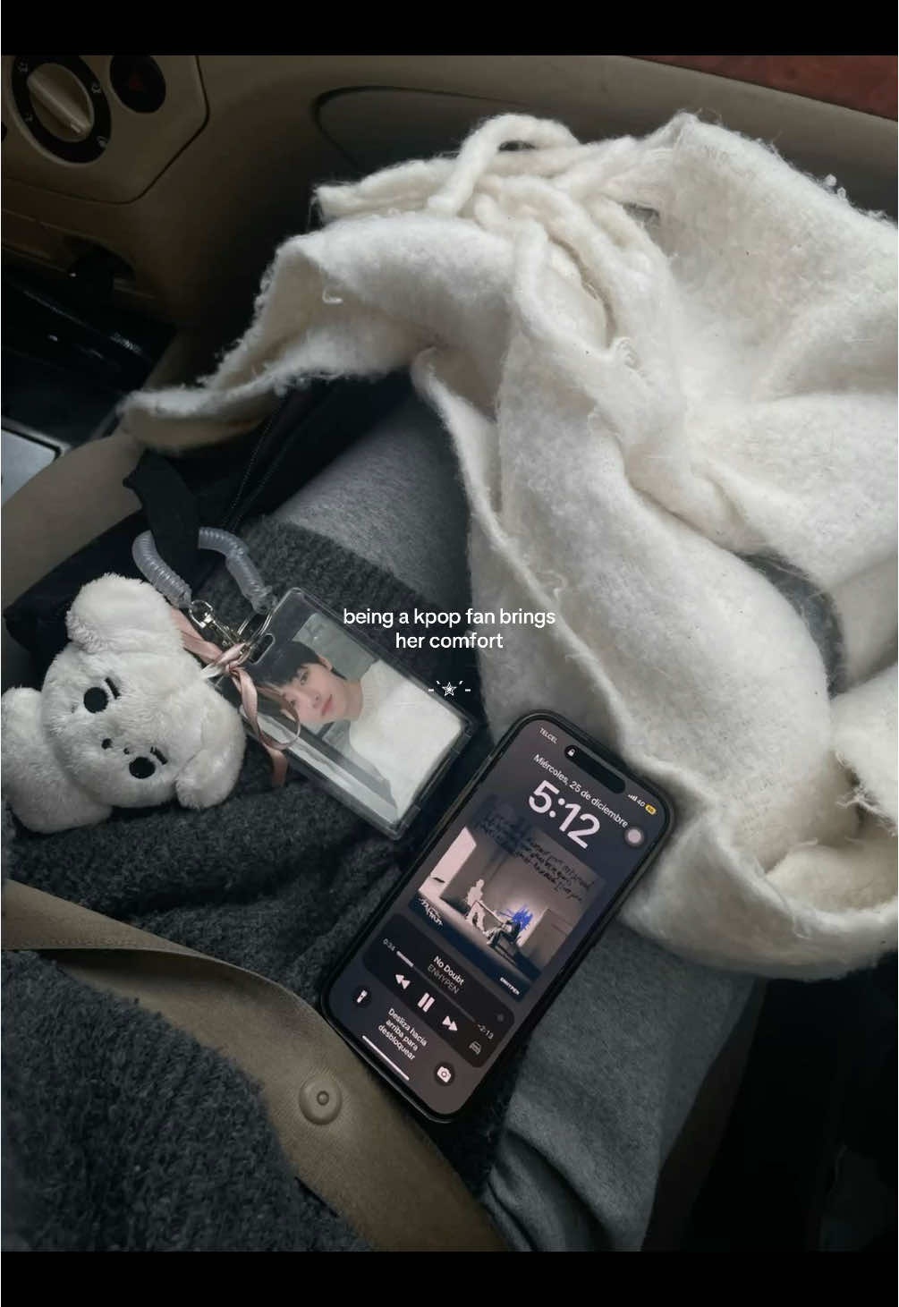 🍵 #kpop#fan#comfort#fangirl#albums#photocard #engene #therapy #relatable 