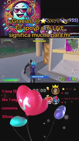 ⭐️ 𝑆ꀘꌦꏂ 💫, gracias por tu valioso apoyo en mi LIVE. Seguiré esforzándome para crear contenido LIVE aún mejor.@⭐️ 𝑆ꀘꌦꏂ 💫 #tiktoklive #livehighlights #livegift #balloons #supergg 