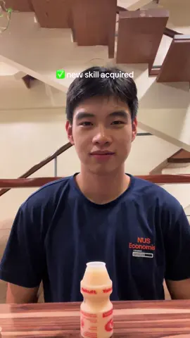 + 1 more skill! #lifemaxxing #fyp #yakult 