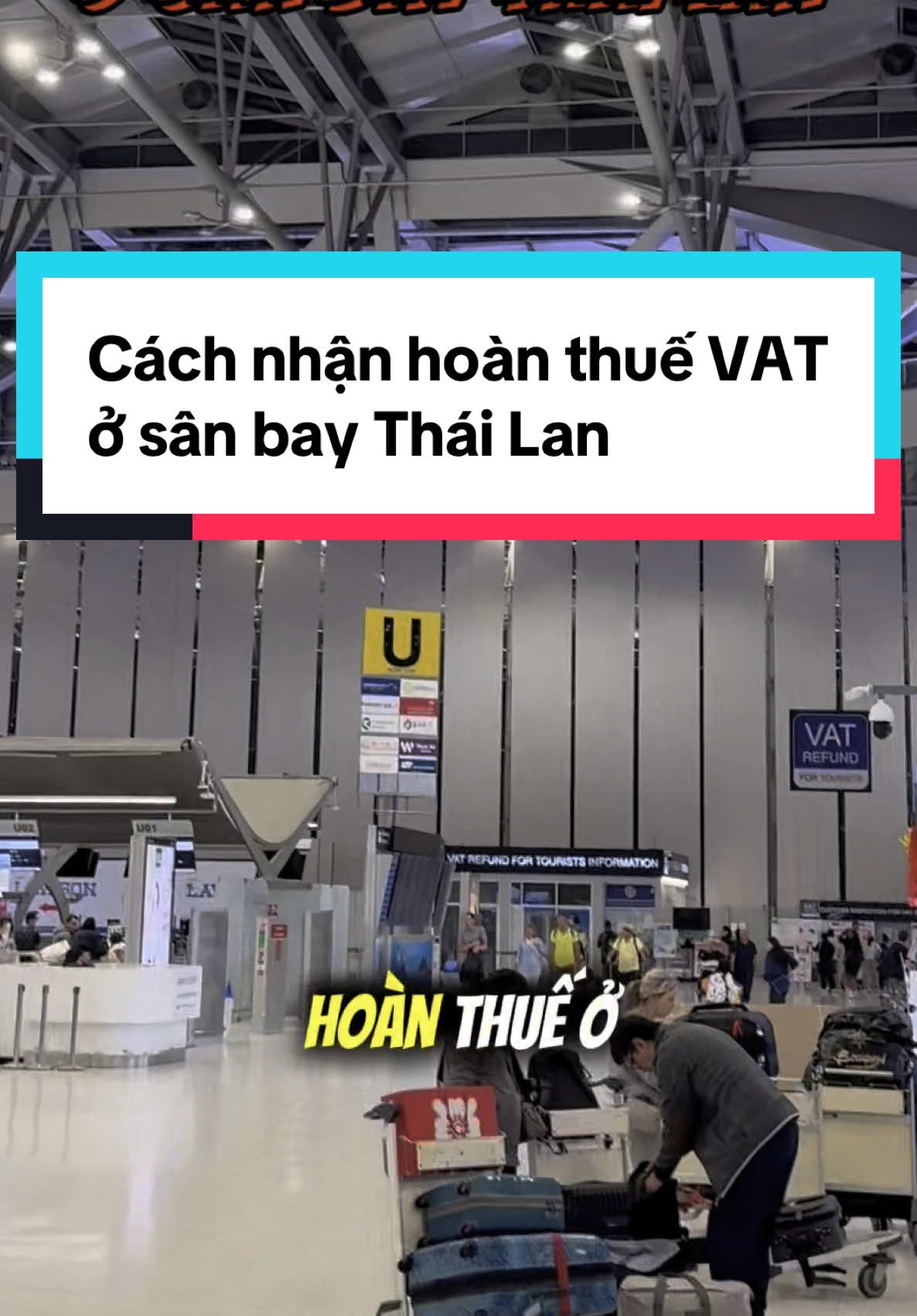 Du lịch Thái Lan lần sau đừng quên hoàn thuế VAT tại sân bay nha #xuhuong #sunshineinbangkok #thailan #dulichthailan #bangkok #fyp 