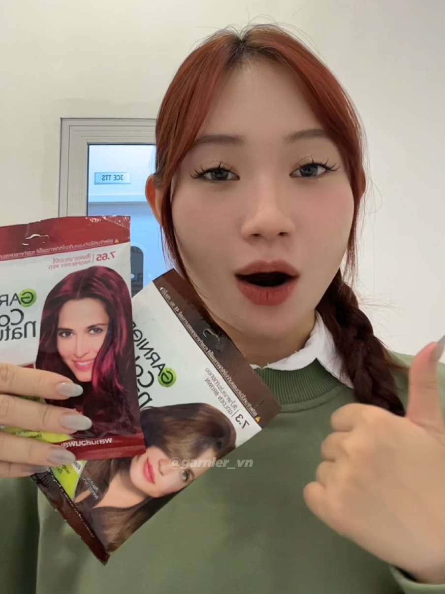 Lưu ý khi nhuộm tóc, mình sẽ nhuộm chân tóc sau cùng nha 🥰 #garnier #garnier_vn #goclamdep #reviewlamdep #muataitiktokshop #haircolor #nhuomtoctainha #nhuomtoc #muataitiktokshop #grnbaslive #lananhbas 