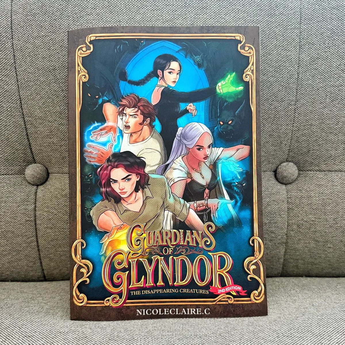 Hi beauties! Today I have a review for the fantasy novel, Guardians Of Glyndor by NicoleClaire C. (Thank you @Bookinfluencers 📖🌸💖 for the book). I gave this one 4.5 (⭐️⭐️⭐️⭐️💫) stars!  - - - REVIEW This was such a fun YA fantasy!  First off, the world building was fantastic. It was simple to understand their world and how it related to our world. Everything was explained gradually which made grasping the world easy to digest. Sometimes fantasy novels can do a lot of info-dumping, but this book did not.  The best part of the book were the characters. The two main characters, Jesse and Emily, were well developed. Jesse is neurodivergent and I loved seeing that representated. I also liked that the romance between the two slowly grew and wasn’t insta-love. The supporting characters were also a delight, especially, Jelna, Victoria, Alex, and Ronan. I liked that there was a large emphasis on friendship and working together.  The majority of the story took place at the school, Glyndor. I would have liked to have seen a little more of the classes and how the characters were learning magic. A lot of it seemed to happen off page.  Finally, the book had illustrations throughout the story which I loved and found so helpful. They really brought the story to life and made it easy to envision what was happening. Overall, this was an exciting fantasy story. I cannot wait to see how the rest of the series unfolds!  - - - QOTD: What was your last read and what did you rate it?  - - - #guardiansofglyndor #ya #YoungAdult #YAFantasy #fantasy #book #BookTok #bookreview 