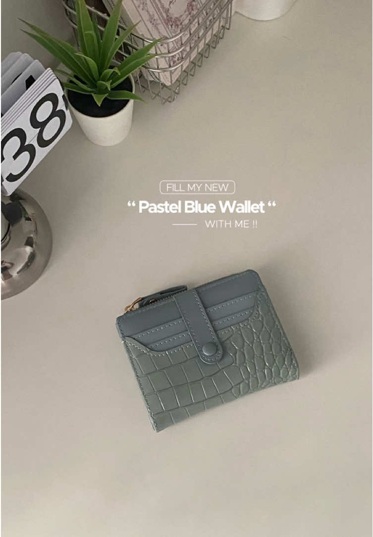 Simple n cute 🩵 #dompetwanita #dompetmurah #dompetmini #walletforwomen #wallet 
