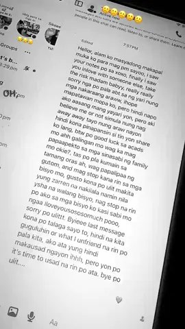 di pa din naman me nakakausad ihh..hinihintay parin kita..ikaw parin naman ei, di lang kita kinukulit..at nung gabi na nag sorry tayo sa isat isa napatawad na kita..balik ka lang po sakin pag inaaway ka nila haa..andito lang po ako hihintayin parin kita hanggang sa makita kitang masaya na..imissyou:<< #fyp #foryoupage #fyppppppppppppppppppppppp #longmessage #greatestlove 