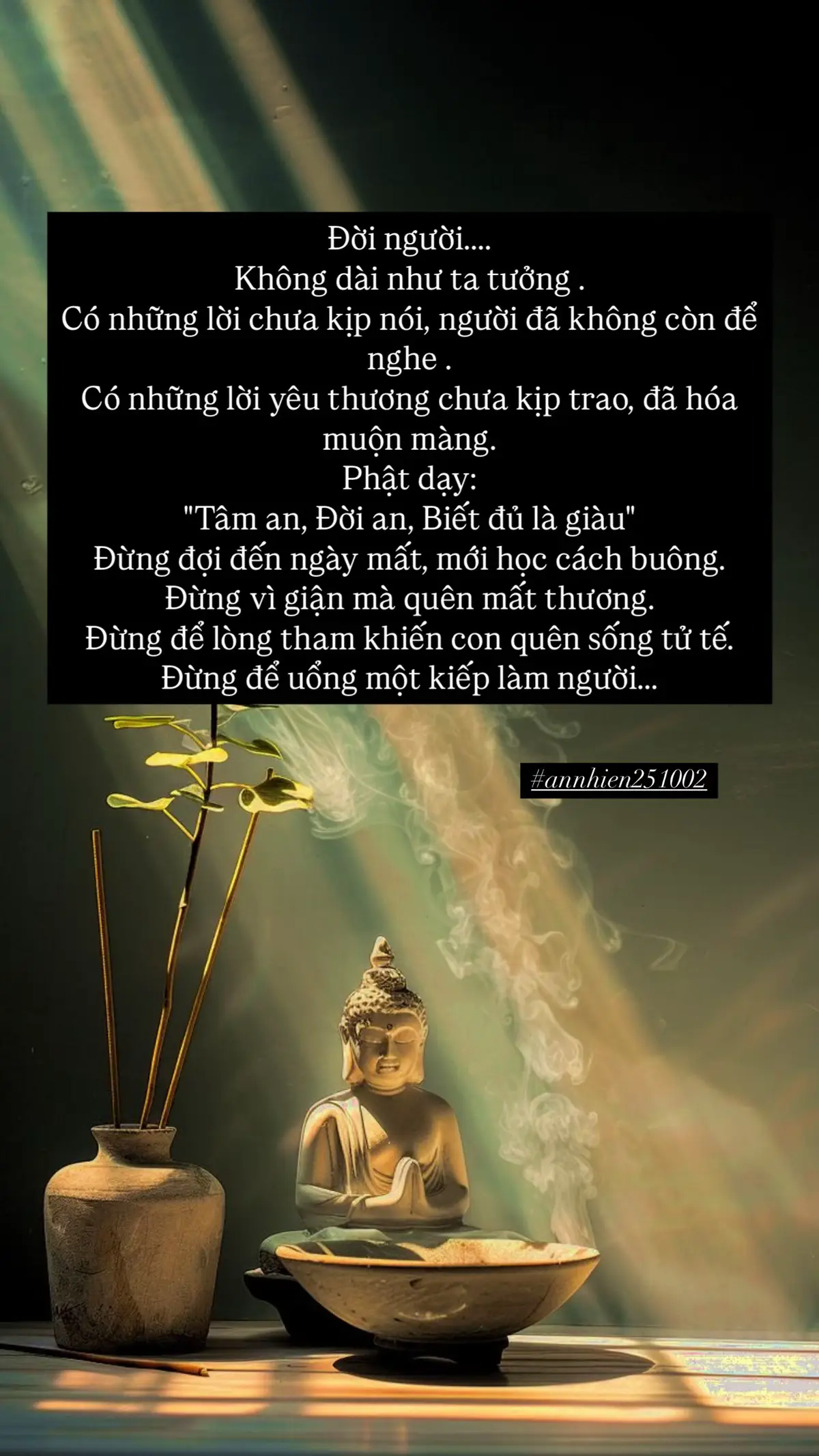 #annhiên☘️ #nammoadidaphat #theodauchanphat #tinhtam #giacngo #buongbochapniem🙏🙏🙏 