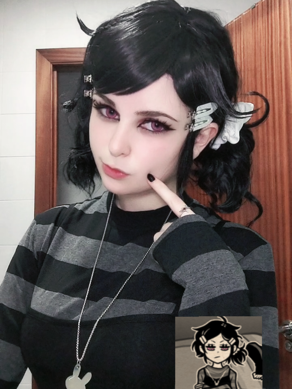 My teenager Ashley Graves cosplay <3 been meaning to do this for a very long time, I took my time to perfect it -3- I love her design!! #ashleygraves #leyley #leyleygraves #ashleygravescosplay #tcoaal #thecoffinofandyandleyley #cosplay #fyp #foryoupage❤️❤️ #leyleycosplay #tcoaalfyp 