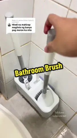 Replying to @Janine Sinlao-Galon nakakasipag maglinis pag ganto ung brush sa cr 