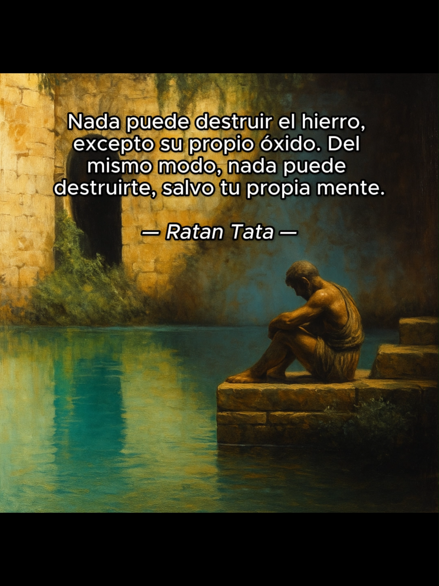 El hierro solo se arruina con el óxido que él mismo genera. De la misma forma, tu peor enemigo muchas veces es tu propia mente. Lo que llevas dentro puede romperte más que cualquier cosa afuera. Síguenos para más reflexiones sobre cómo vivir una vida plena. @gloriaestoica ¿Quieres dominar el estoicismo? Obtén enseñanzas exclusivas — link en la bio. #Realismo #Estoicismo #Adaptación #DesarrolloPersonal #Mentalidad #Fuerza #Motivación #Optimismo #Pesimismo #ViajeInterior #Superación #Resiliencia #LeccionesDeVida #FilosofíaEstoica #FrasesEstoicas #MarcoAurelio