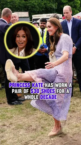 Princess Kate has worn a pair of $30 shoes for a whole decade.#princesskate #princewilliam #meghan #princeharry #princess #queen #queenelizabeeth 
