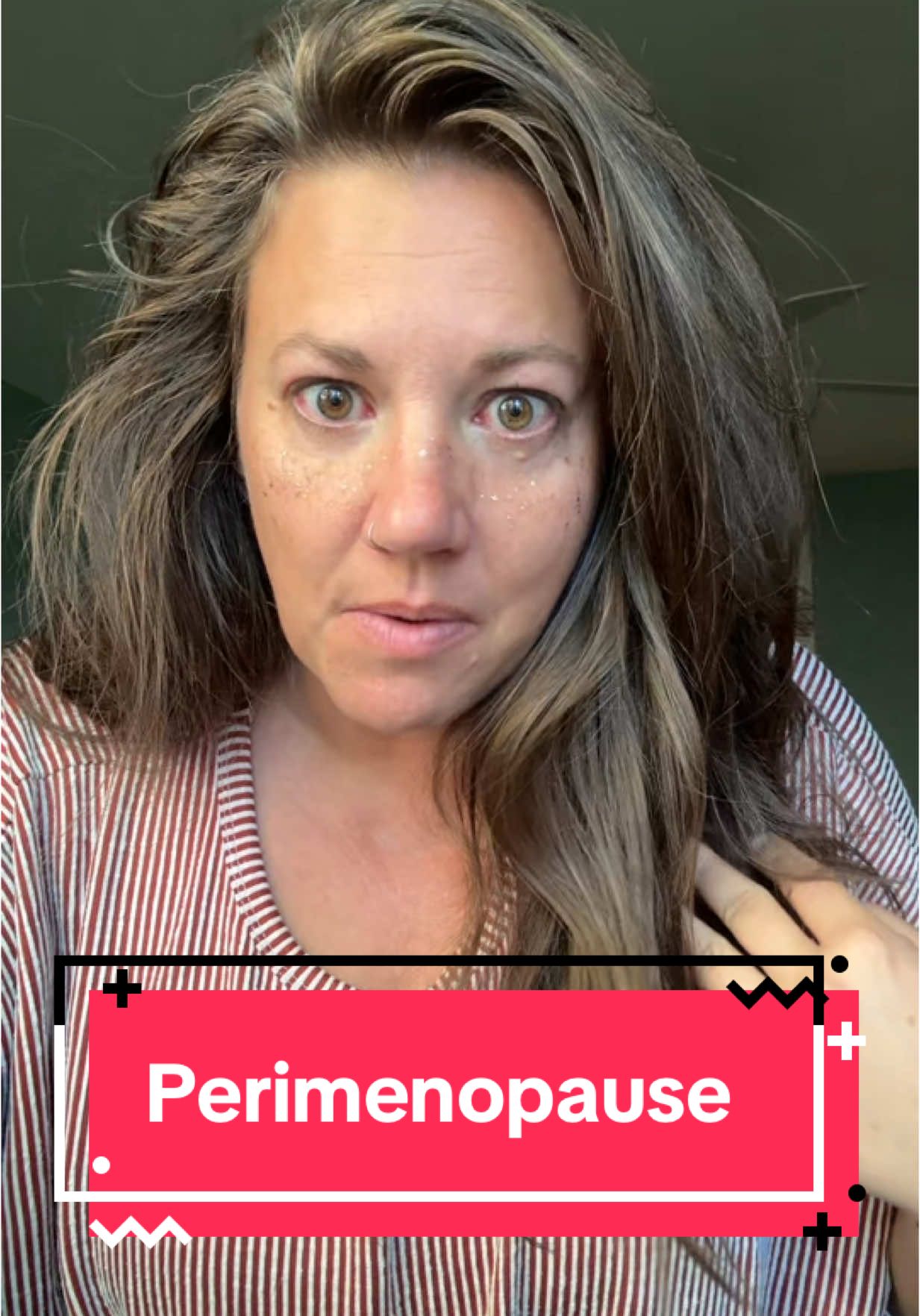 And I guess I am coming out of two decades of depression, so that probably makes perimenopause feel not as terrible as it would have had I not been horrifically depressed the last two decades 🤷‍♀️ ##perimenopause##hrt##womenshealth