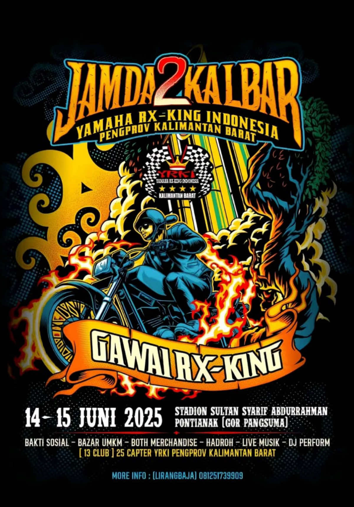 Jamda 2 YRKI Kalimantan Barat 🚀 #banjarmasinrxkingclub #yrkiuyeee #rxkingindonesia #rxking135cc #rxkingnusantara #yrkikalsel #rxkingviral #rxkingkalbar 
