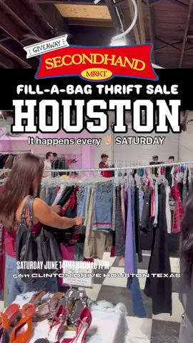 Hey Houston!!! Do HOU love thrift shopping as much as I do?!! Of course you do!!! It’s good for the environment, financially smart and you can find unique pieces instead stead of shopping at cut and paste box stores!  Well @GRABNGOMRKT hosts a FILL-A-BAG thrift sale every second Saturday of the month and you can fill $15 & $25 bags full of fun finds while sipping on matcha, listening to a DJ, shopping local vendors and they even have authentic designer bags for sale!  I have teamed up with them to giveaway $50 on my IG page @thathoustonmom so head over to my Insta to enter and for more info on the address and parking because you do not want to miss this! It’s a great way to find cute summer outfits or get a head start on back to school shopping! See you there!!! 
