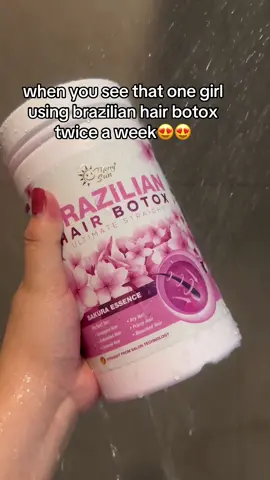 Apply it on the length of your hair after shampoo🥰🥰 #hairmask #haircare #hairroutine #hairbotox #merrysun 