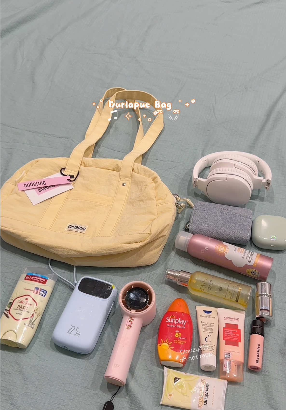 Túi còn chống nước nữa nè 💕#bag #durlapue #tuixach #tuixachnu #tuidanang #tuidibien #tuixinh #clouzy315 #review #viral 