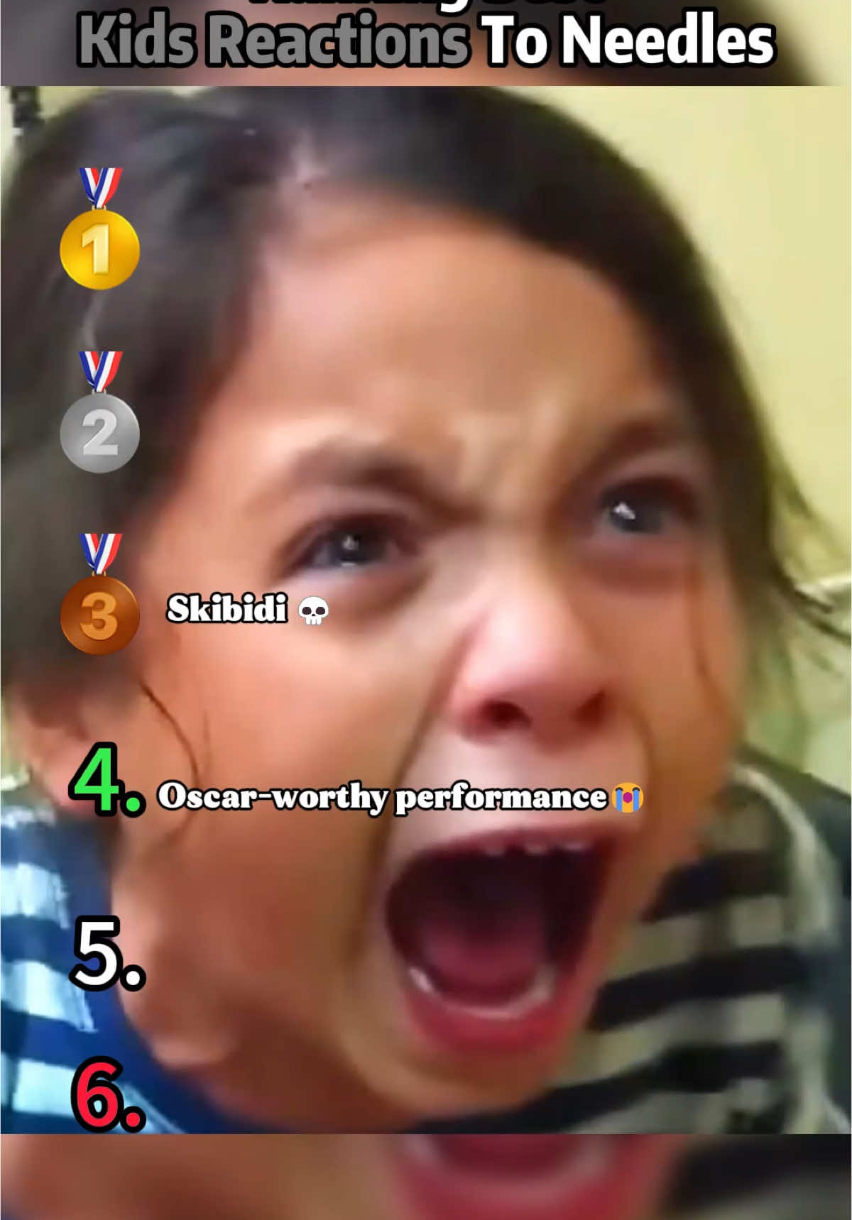 Ranking Best Kids Reactions To Needles#fyp #Funny #vital #foryouu #usa🇺🇸 #fypシ #funnymoments #funnyvideos #Prank 