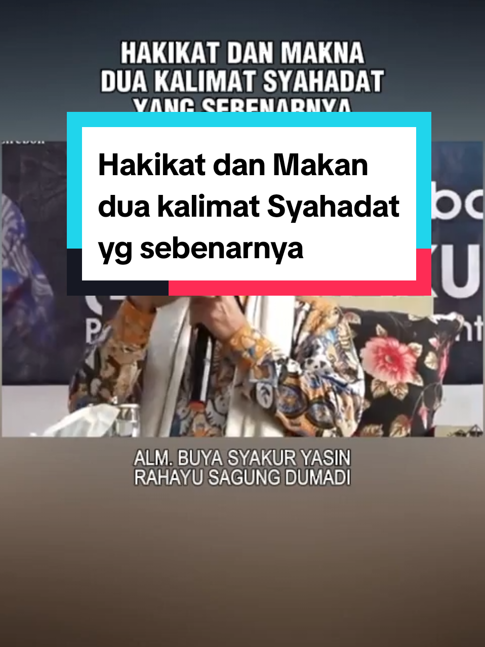 ilmutasawuf#hakekatmakrifat #almbuyasyakuryasin 