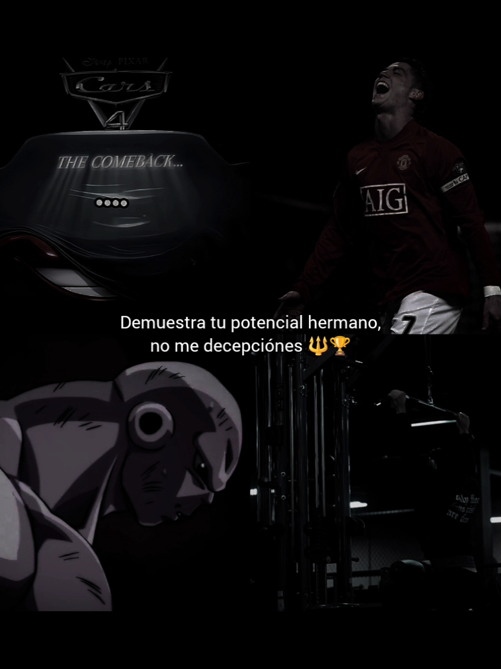 No me decepciones                 🔱 #mcqueen #cruz #car #motivacion #disciplina #parati #fyp #dolor #poder #jiren #mentalidad 