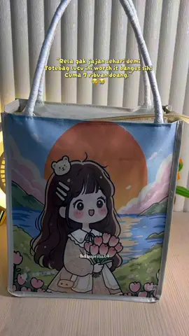 Cuu..banget😘  #totebag #totebagaesthetic #totebaglucu #totebagmurah #tastenteng #taswanita #totebagtalisumbu #totebagposyandu #tas #bag #souvenir #hadiah #tasngaji #tasjalan 
