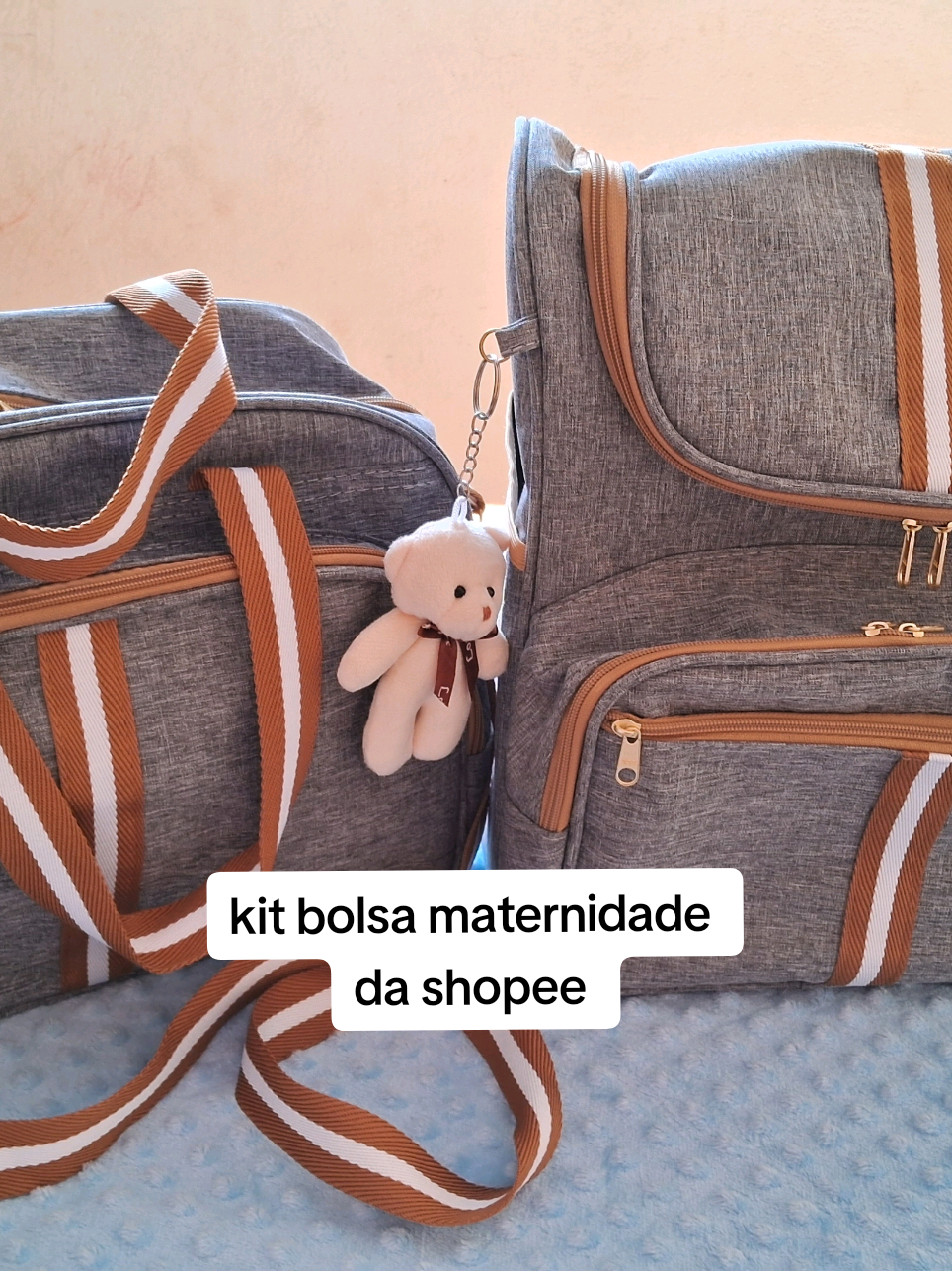 kit bolsa maternidade da shopee  enxoval do bebê  #shopee #enxovaldebebe #videoviral #maedemenino #comprasshopee #kitbolsamaternidade 