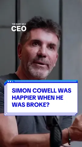 Simon Cowell reveals that when he was wealthy, he was unhappy, and when he’s been broke, he’s been extremely happy.  Do you believe that money buys happiness? #diaryofaceo #business #developments #viral #mindset #podcast #podcasts #clips #success #businesstips #moneytips #money #investments #invest #investment #financetiktok #financetok #financialfreedom #finance #wealth #happy #happiness 