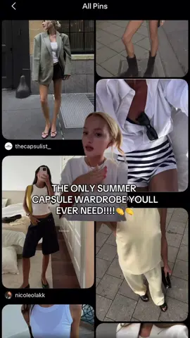Thank me at the end of the summer #capsulewardrobe #fashionessentials #summerwardrobe #fashion 