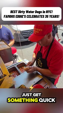 BEST Dirty Water Dogs in NYC!!! YTB: NYCHotDogStands #hotdog #newyorkfood #Foodie #foodreview #FoodTok #bestfood 