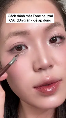 Cách đánh mắt tone neutral cực đơn giản - dễ áp dụng nhaaa #janymai #vecci 