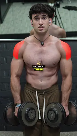 if you only have two dumbbells this is how you target the three heads of the shoulder ( SAVE FOR LATER AND SHARE W A GYM BRO )  - Follow to level up your physique  - #shoulderworkouts #gymbro #GymTok 