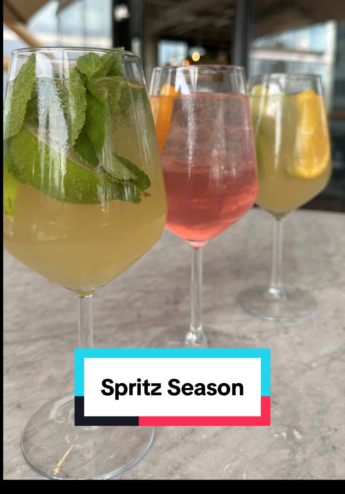 The sun immediately calls for Spritzes 🍹✨ #summerinlondon #londonhotspots #fyp #cocktailswithfriends 