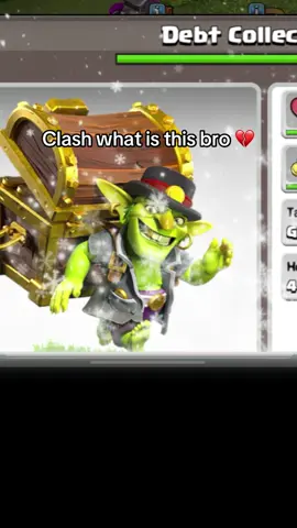 debt collector 🥀 #fyp #clashofclans #coc #goblin #debtcollector #jew 