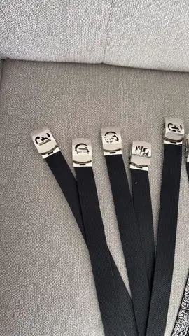 Old English canvas belts 