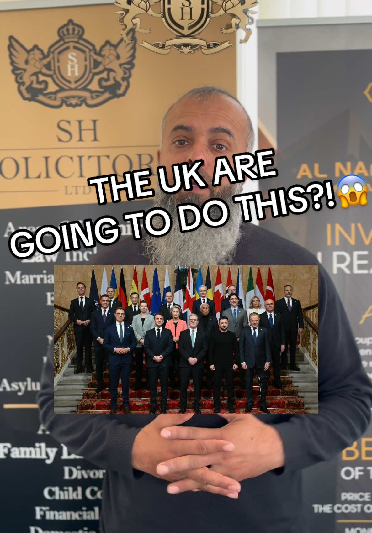 THE UK ARE GOING TO DO THIS?!😱 #solicitor  #fyp  #asylumseekers  #keirstarmer  #uknews  #refugees  #shsolicitors  #europe  #unitedkingdom  #becareful 
