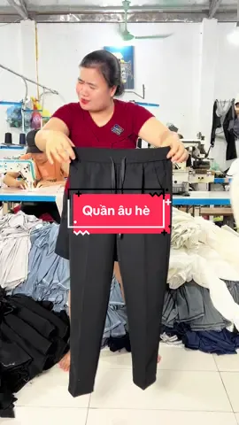 Chốt liền vài quần âu cạp chun mùa hè mặc đi làm cho thoải mái các anh chị ạ.. 40-110kg #huebavi #dcfinery #dcclothing 