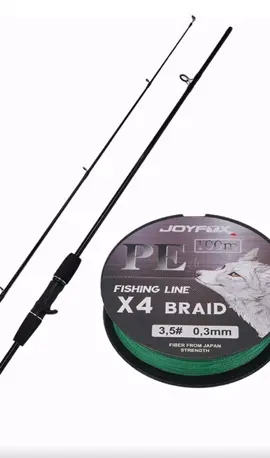 Kit Vara De Pesca Carretilha Pesca Esquerda 17+1 Rolamentos JOYFOX ##pesca##natureza##pescaesportiva##isca##iscaartificial##molinete