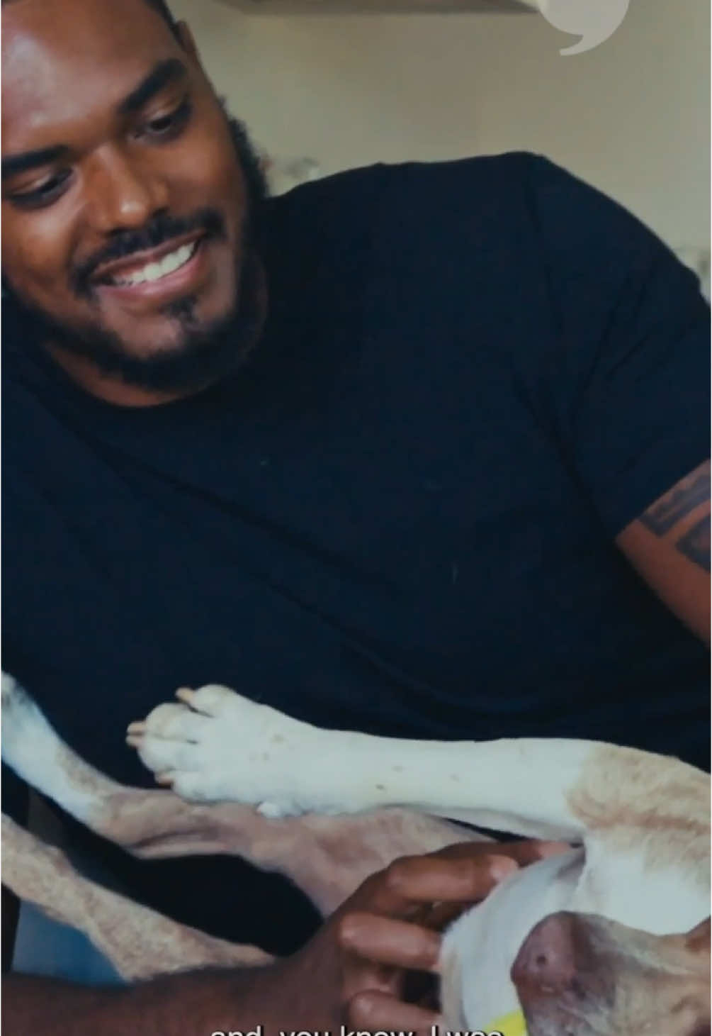 “Thank God I had my rescue dogs, who day in and day out, lifted my spirits and showed me unconditional love.”  After suffering a devastating leg injury, #RonnieStanley found strength and comfort in his dogs, Lola and Rico. In partnership with @Nulo Pet Food. 