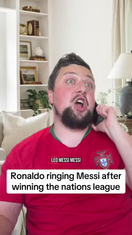 Ronaldo ringing Messi after winning the nations league #fyp #footballmemes #footballfans #cristiano #ronaldo #uefanationsleague #nationsleague #nationsleaguefinal #leomessi #lamieyamal #sketchcomedy #ukcomedy #relatable 