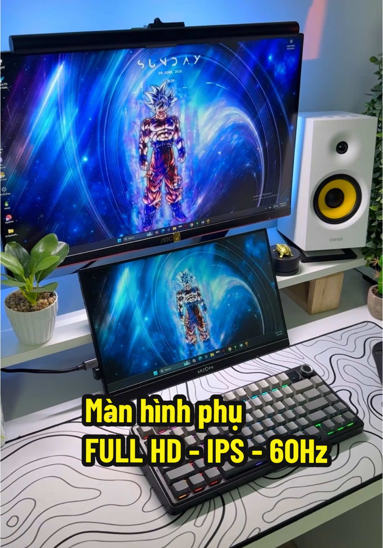 Màn hình phụ di động Arzopa A1 rất đáng để nâng cấp cho góc làm việc Full HD-IPS- 60hz-HDR #manhinhphu #manhinhdidong #manhinhdidongarzopa #manhinhgaming #arzopaa1 #arzopa #manhinhchoigame #manhinhpc #tranminhdaily #xuhuong 