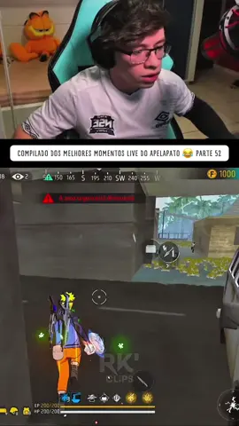 Compilado dos melhores momentos live do apelapato PARTE 52 #apelapato #clipsff #ffclips 