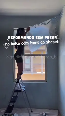 Reformando sem pesar no bolso com itens da shopee ✨️ #Reforma #casaedecoraçao  #utilidades 