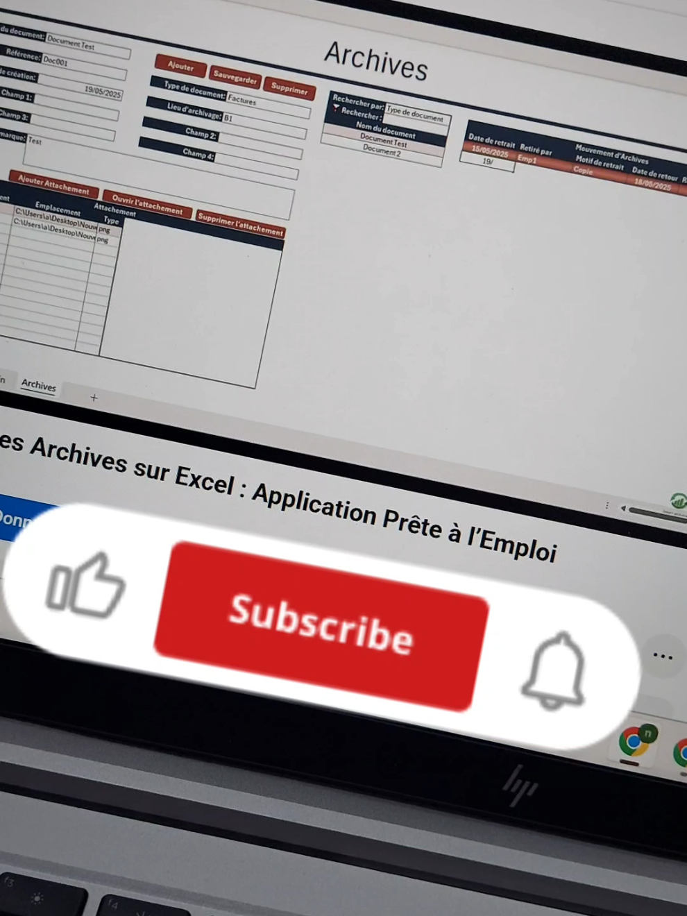 📢 L’application Excel pour gérer vos archives est en ligne sur YouTube ! 📁 Formulaire + filtres + pièces jointes + mouvements = tout en 1 😍 📺 Regarde la démo complète sur ma chaîne YouTube (lien dans la bio) 💬 Dis-moi si tu veux apprendre à la créer ! #excel #applicationexcel #gestionarchives #smartesolutions #narimen #tutoexcel #vbaexcel
